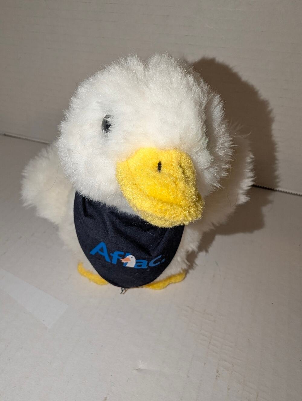 Aflac White Duck W/ Bandana Plush 6" Stuffed Animal Mascot Promotional Talking